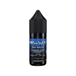 elux legend nic salt blueberry cherry cranberry 10ml